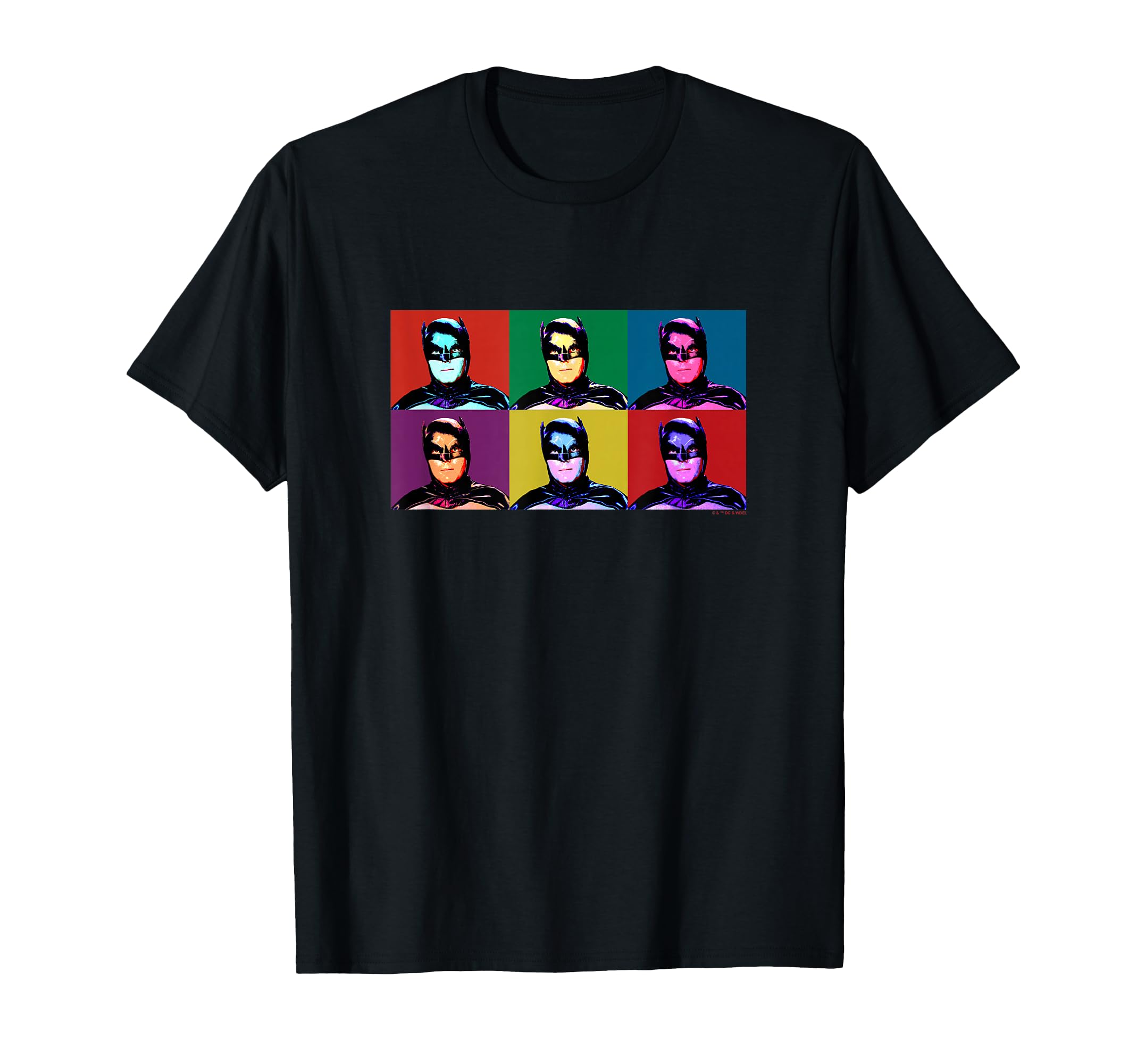 Batman 60S Adam West Batman Warhol Pop T-Shirt - Custom Art Print Unisex - T-Shirt, Sweatshirt, Hoodie