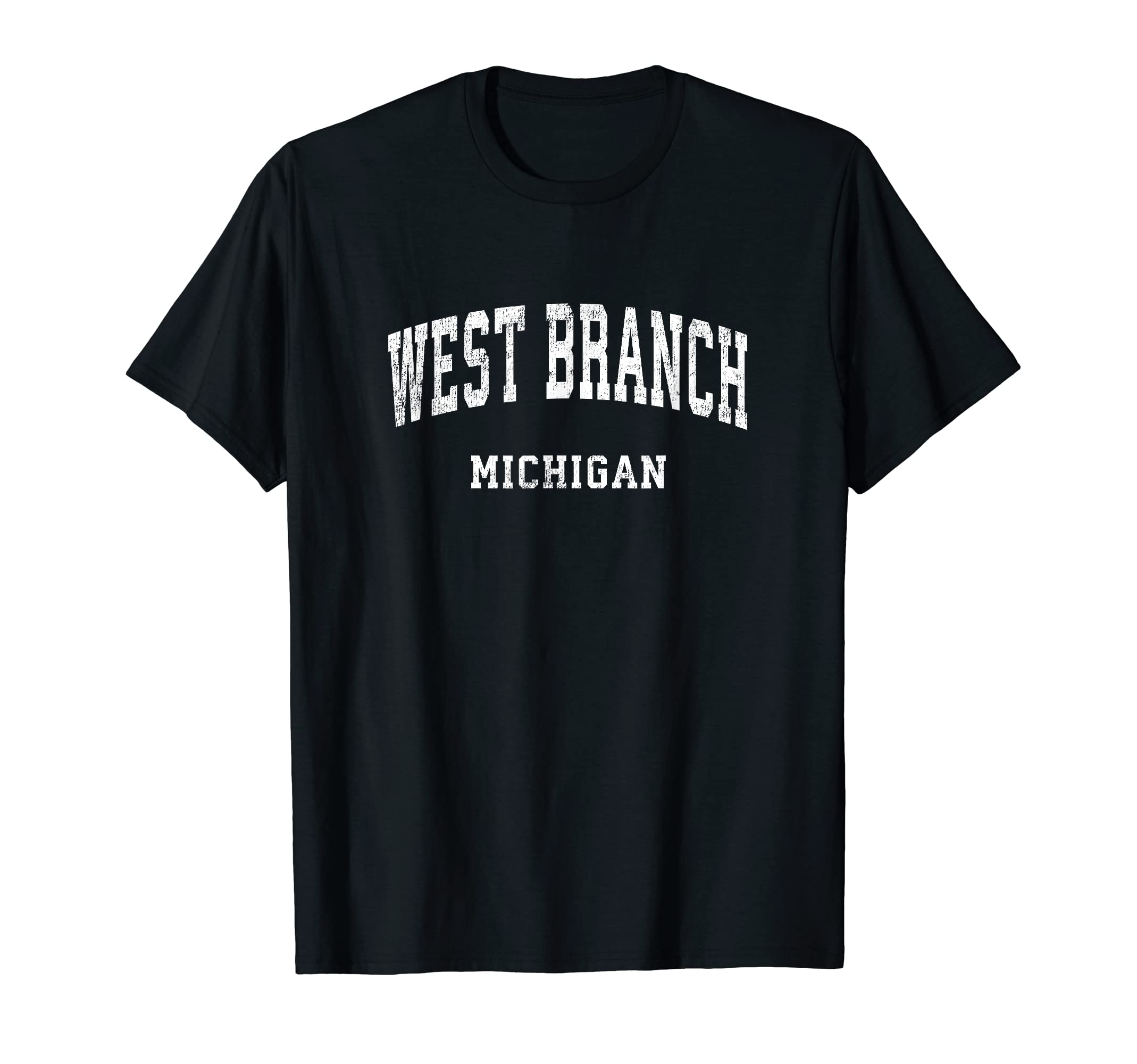 West Branch Michigan Mi Athletic Sports T-Shirt - Fun Novelty Design Unisex - T-Shirt, Sweatshirt, Hoodie