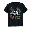 Antisocial Butterfly Fairy Grunge T-Shirt - Casual Everyday Wear Unisex - T-Shirt, Sweatshirt, Hoodie