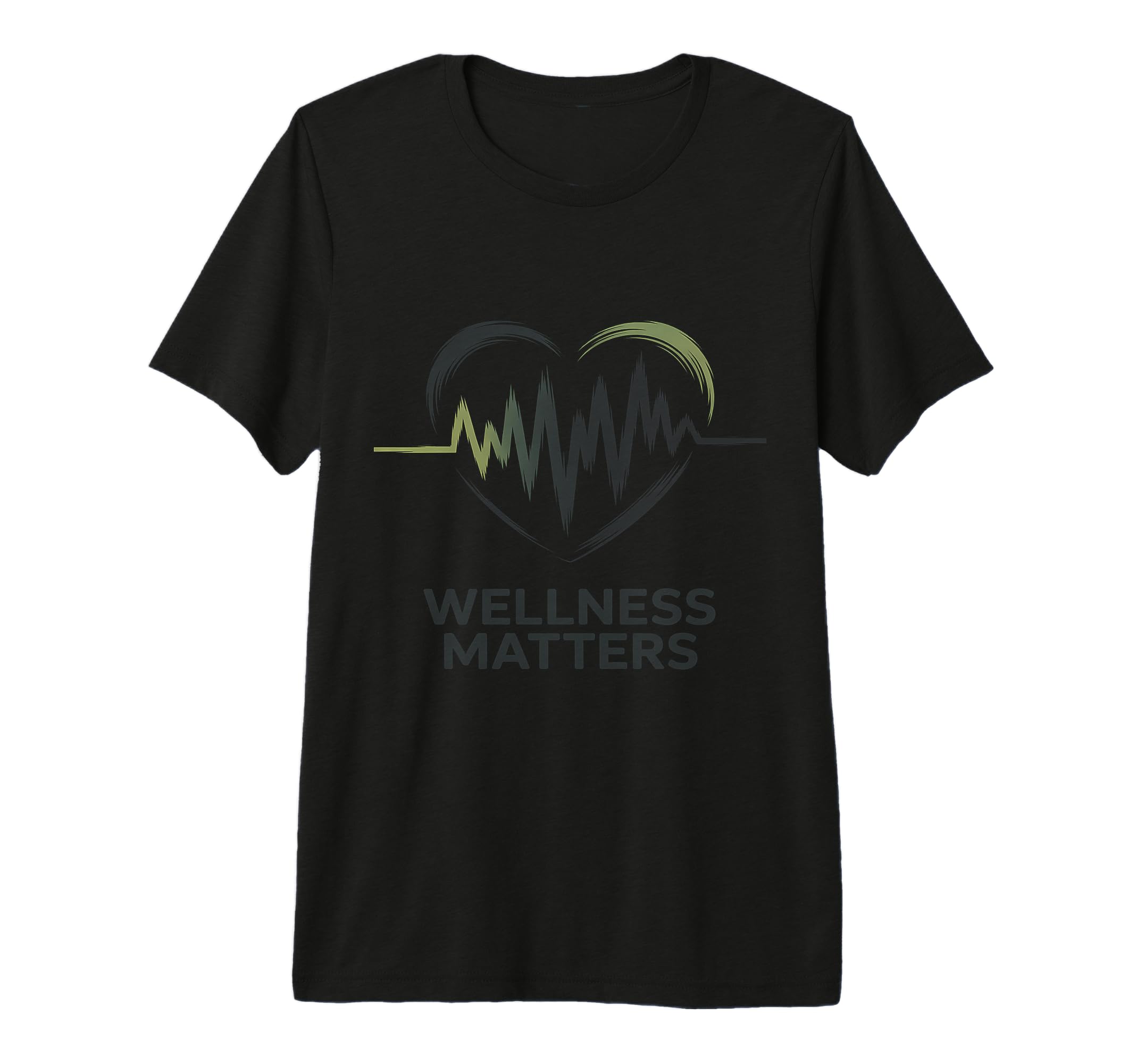 Wellness Matters Heart Ecg Heartbeat T-Shirt - Graphic Print Men Women - T-Shirt, Sweatshirt, Hoodie