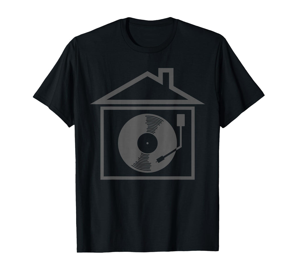 House Music Old School Vinyl Record Dj T-Shirt - Custom Art Print Men Women - T-Shirt, Sweatshirt, Hoodie