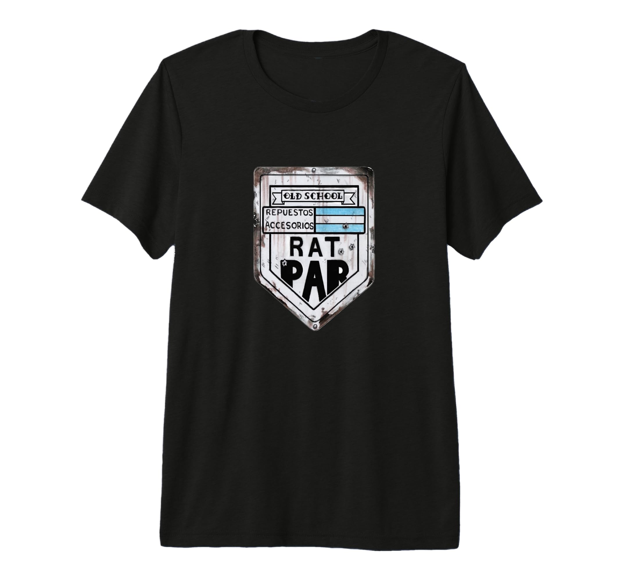 Rat Motorcycle Old School Ruta 9 T-Shirt - Streetwear Style for Adults - T-Shirt, Sweatshirt, Hoodie