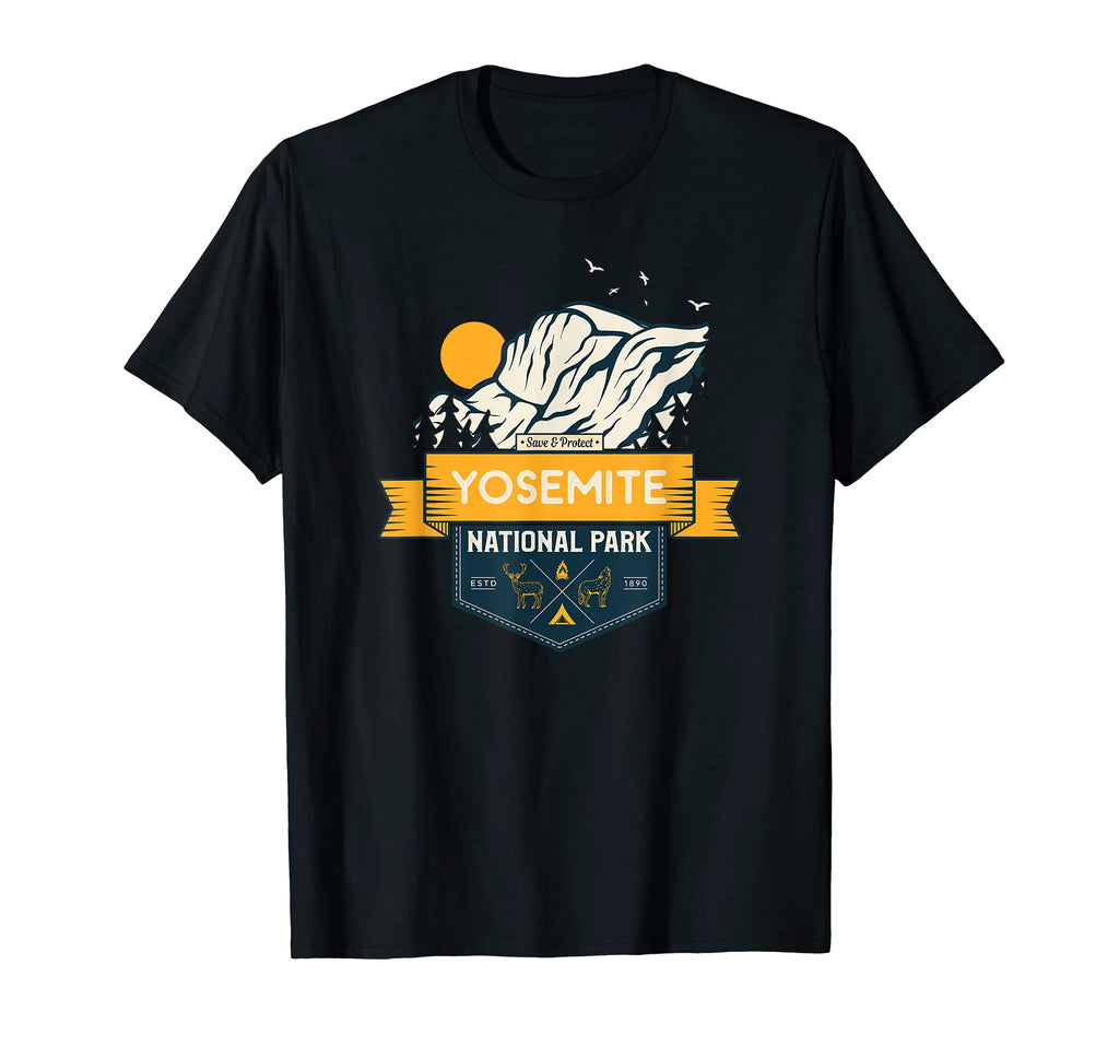 Yosemite El Capitan Sunset National T-Shirt - Minimalist Print Men Women - T-Shirt, Sweatshirt, Hoodie
