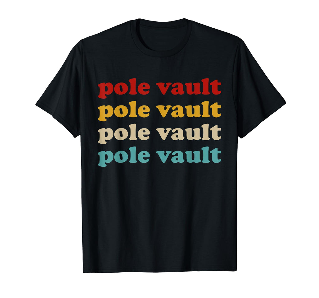 Pole Vault Typography Pole Vault T-Shirt - Custom Art Print Men Women - T-Shirt, Sweatshirt, Hoodie