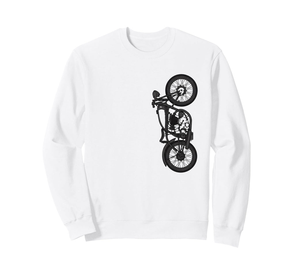 Fine Arts Motorcycle Technical Sweatshirt - Trendy Graphic for Adults - T-Shirt, Sweatshirt, Hoodie