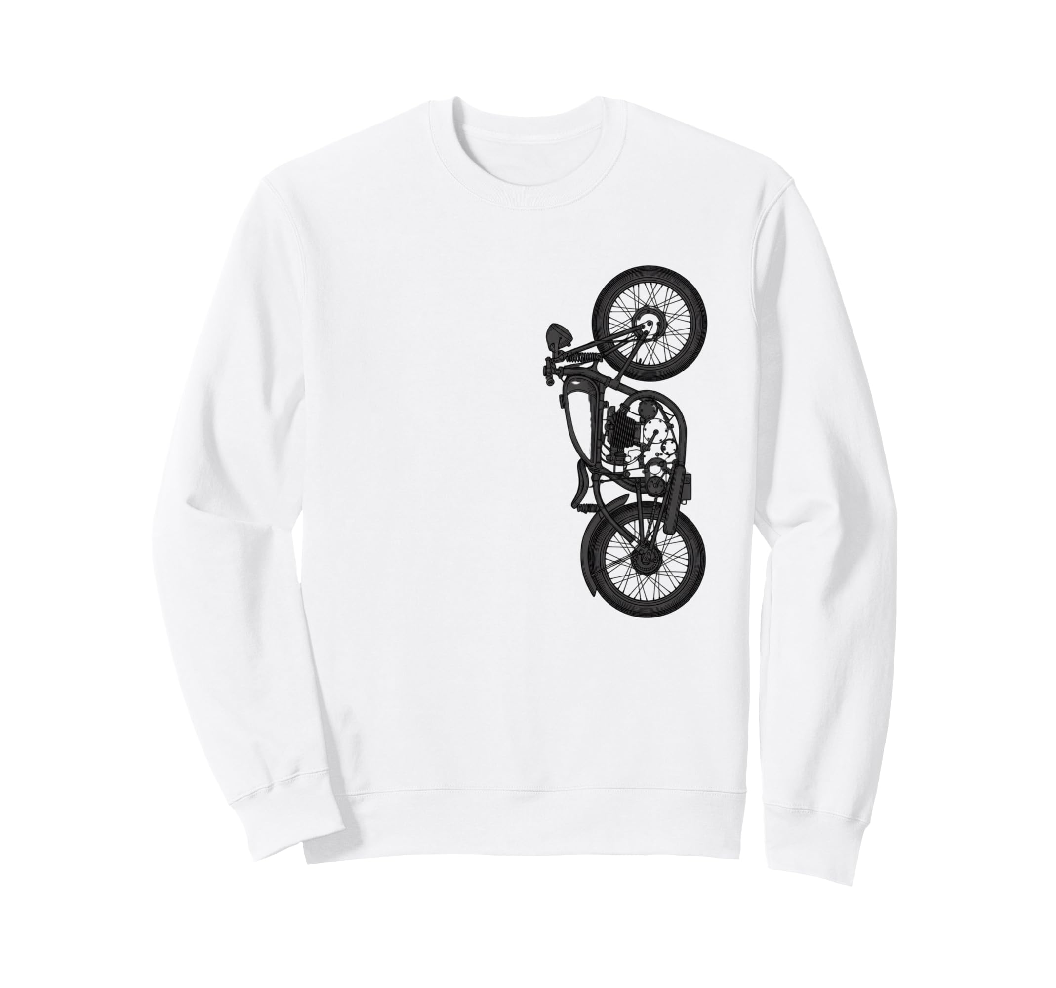 Fine Arts Motorcycle Technical Sweatshirt - Trendy Graphic for Adults - T-Shirt, Sweatshirt, Hoodie