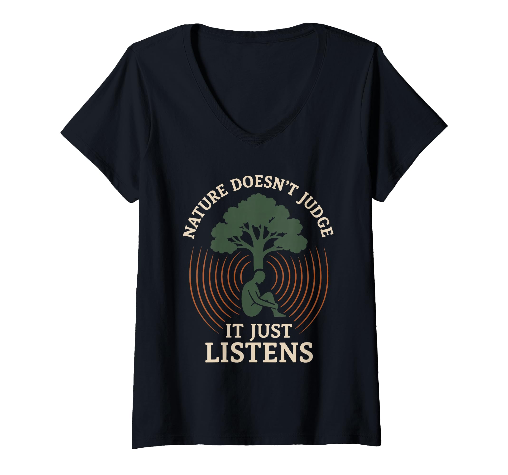 Womens Forest Walk Overthinker Mental T-Shirt - Aesthetic Graphic Unisex - T-Shirt, Sweatshirt, Hoodie