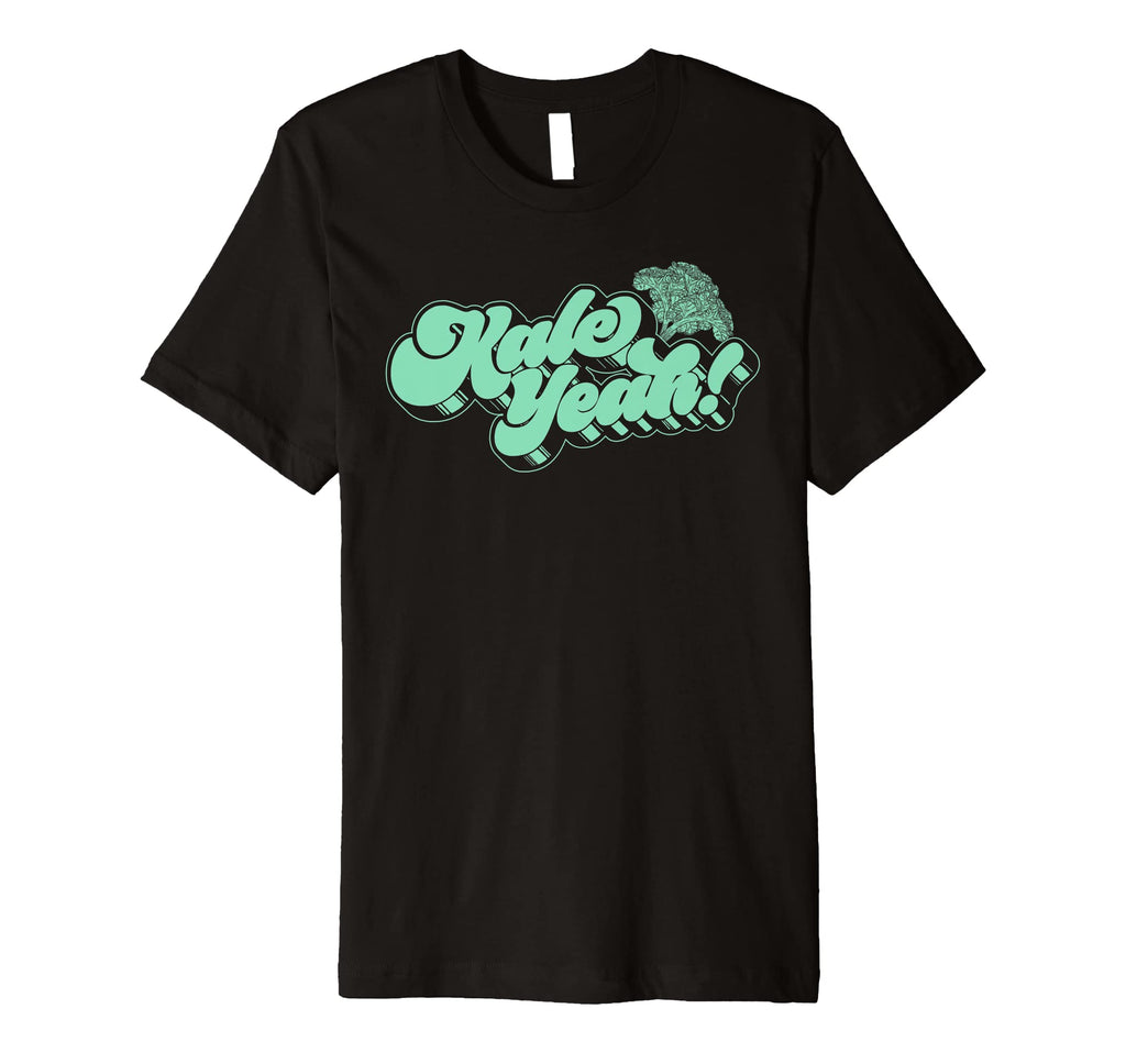 Kale Yeah Funny 70S Script Typography T-Shirt - Minimalist Print Unisex - T-Shirt, Sweatshirt, Hoodie