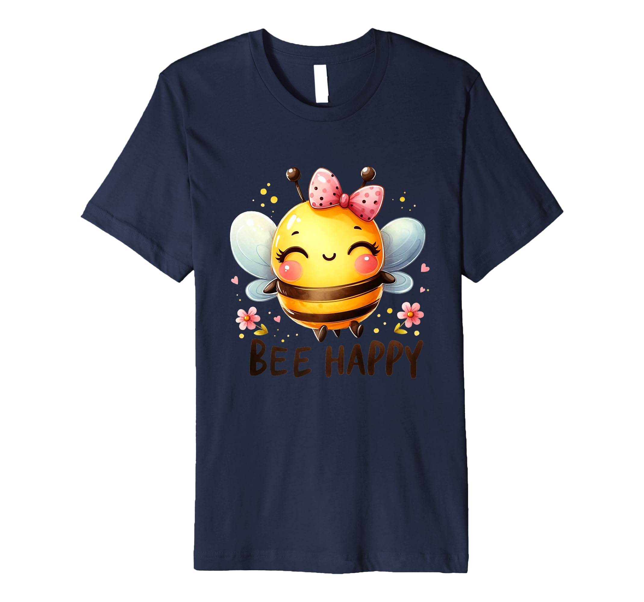 Funny Bee Happy Kawaii Buzz T-Shirt - Trendy Graphic for Adults - T-Shirt, Sweatshirt, Hoodie