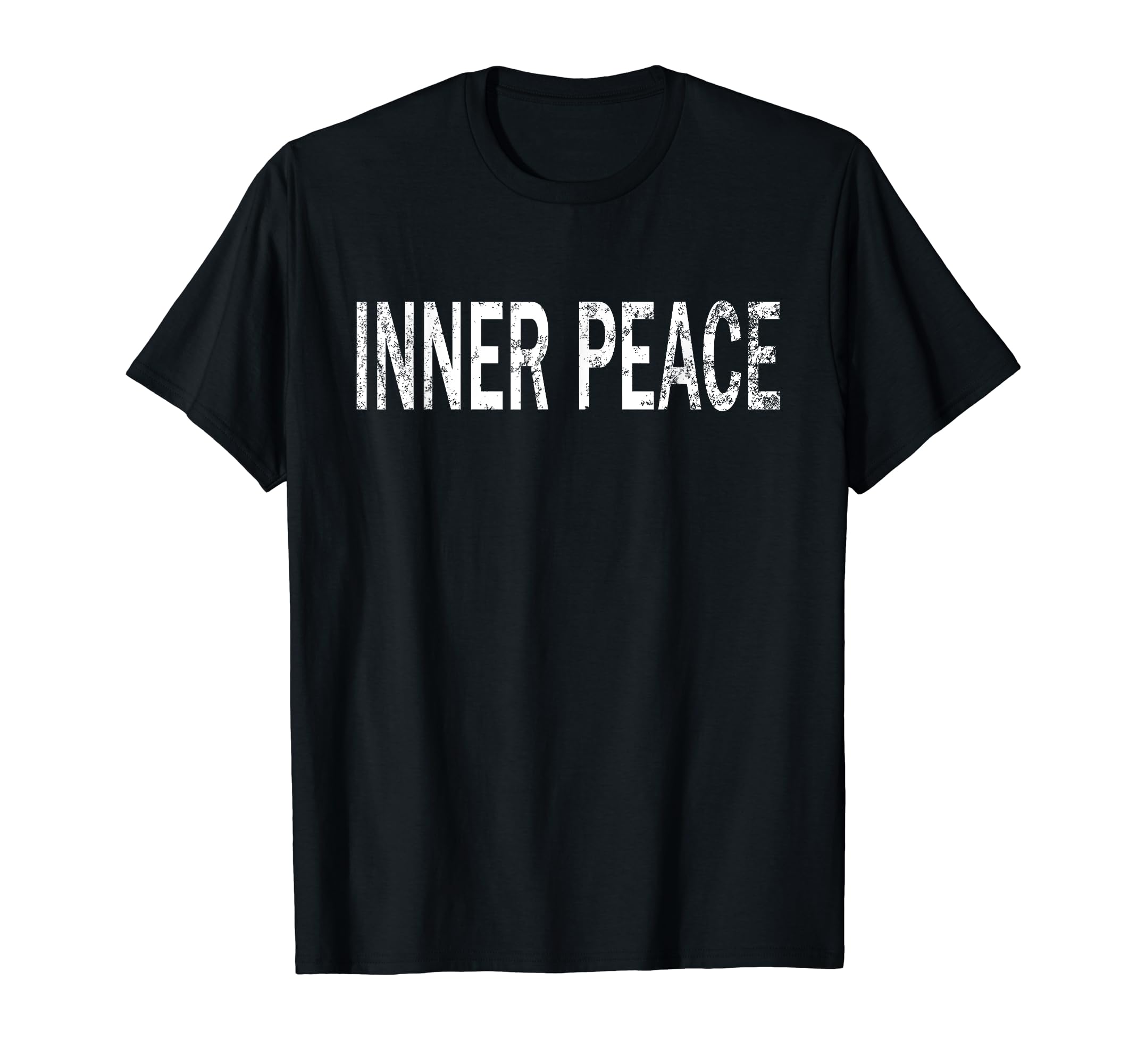 Inner Peace Distressed Mindfulness T-Shirt - Fun Novelty Design Men Women - T-Shirt, Sweatshirt, Hoodie