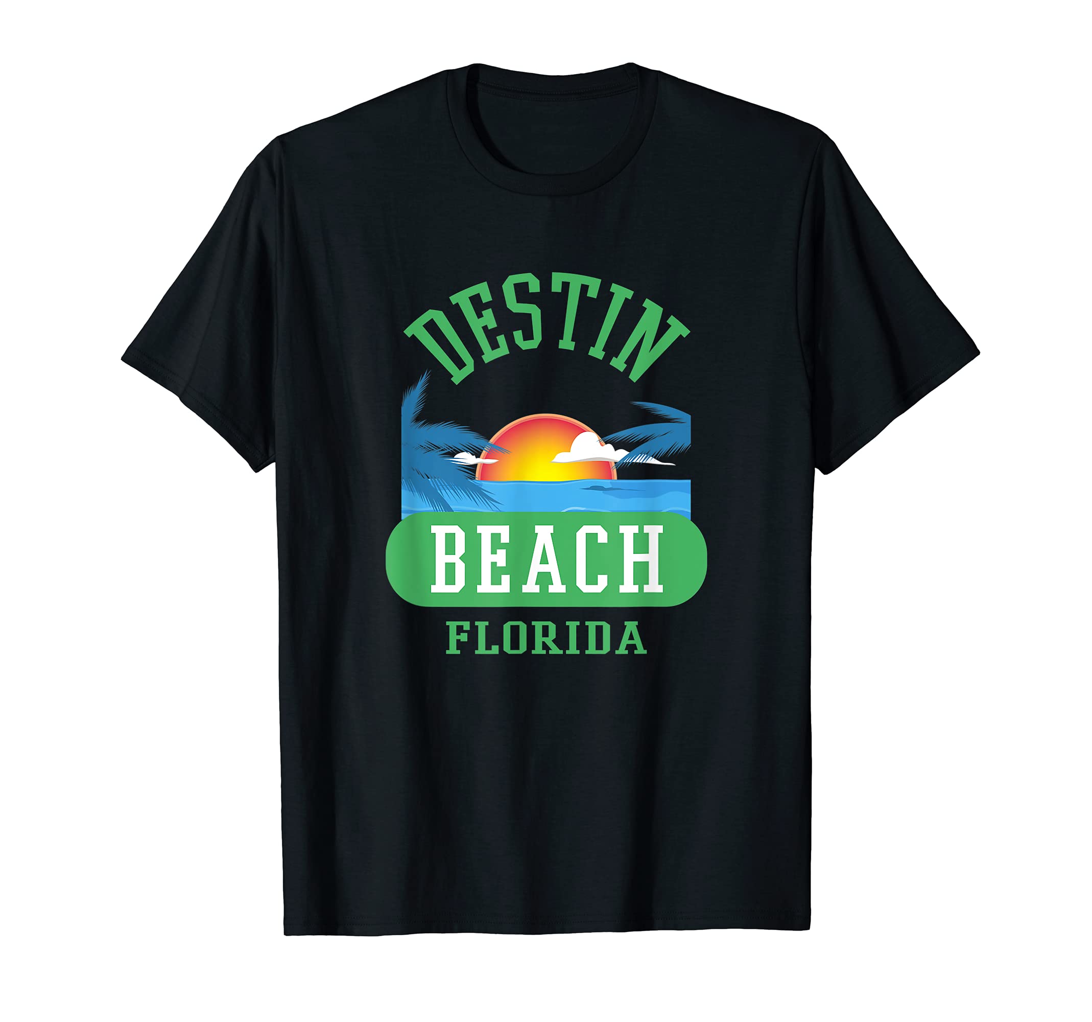 Destin Beach Florida Sunset Mens Womens T-Shirt - Novelty Apparel Men Women - T-Shirt, Sweatshirt, Hoodie