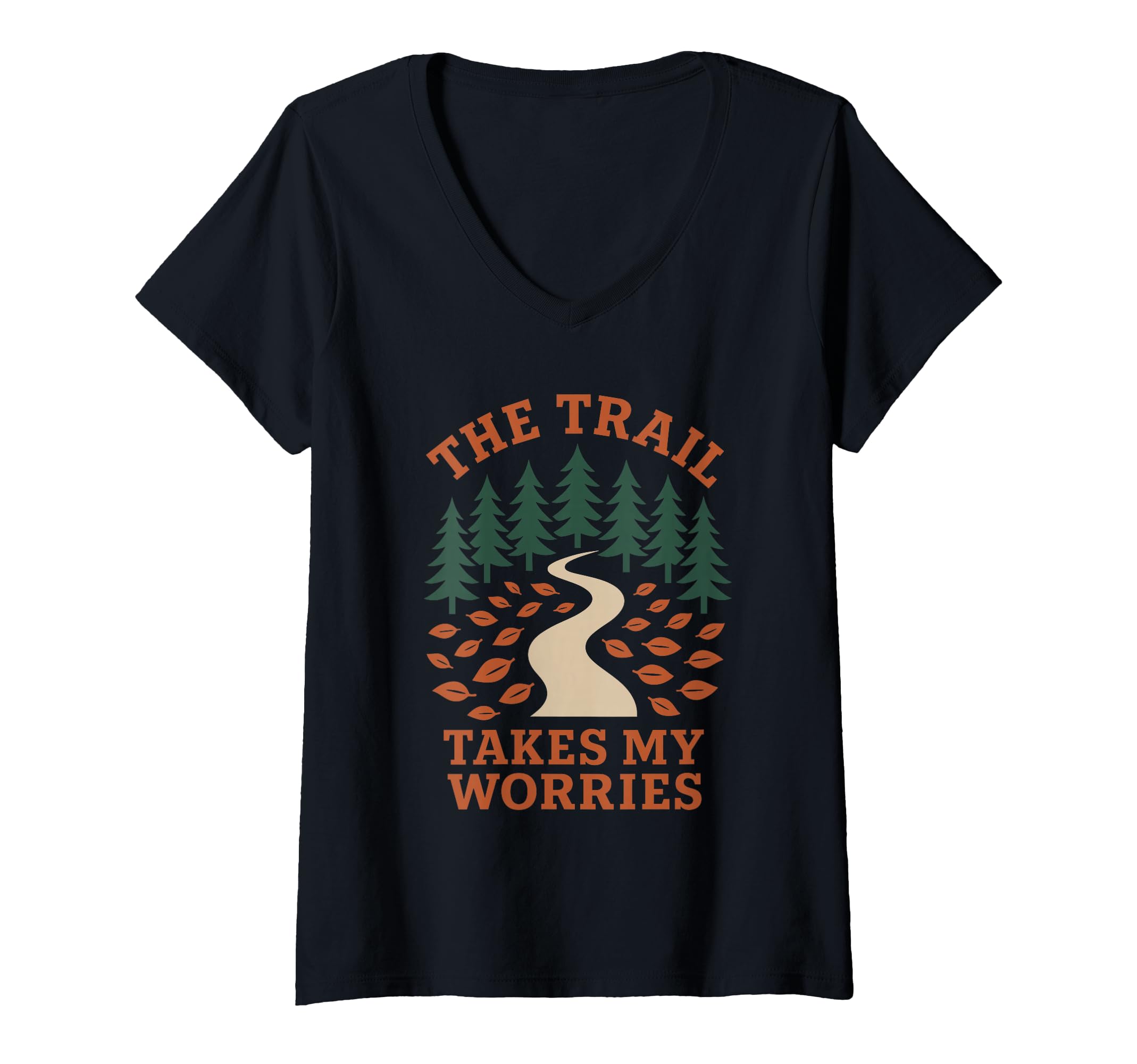 Womens Forest Walk Overthinker Mental T-Shirt - Graphic Print for Adults - T-Shirt, Sweatshirt, Hoodie