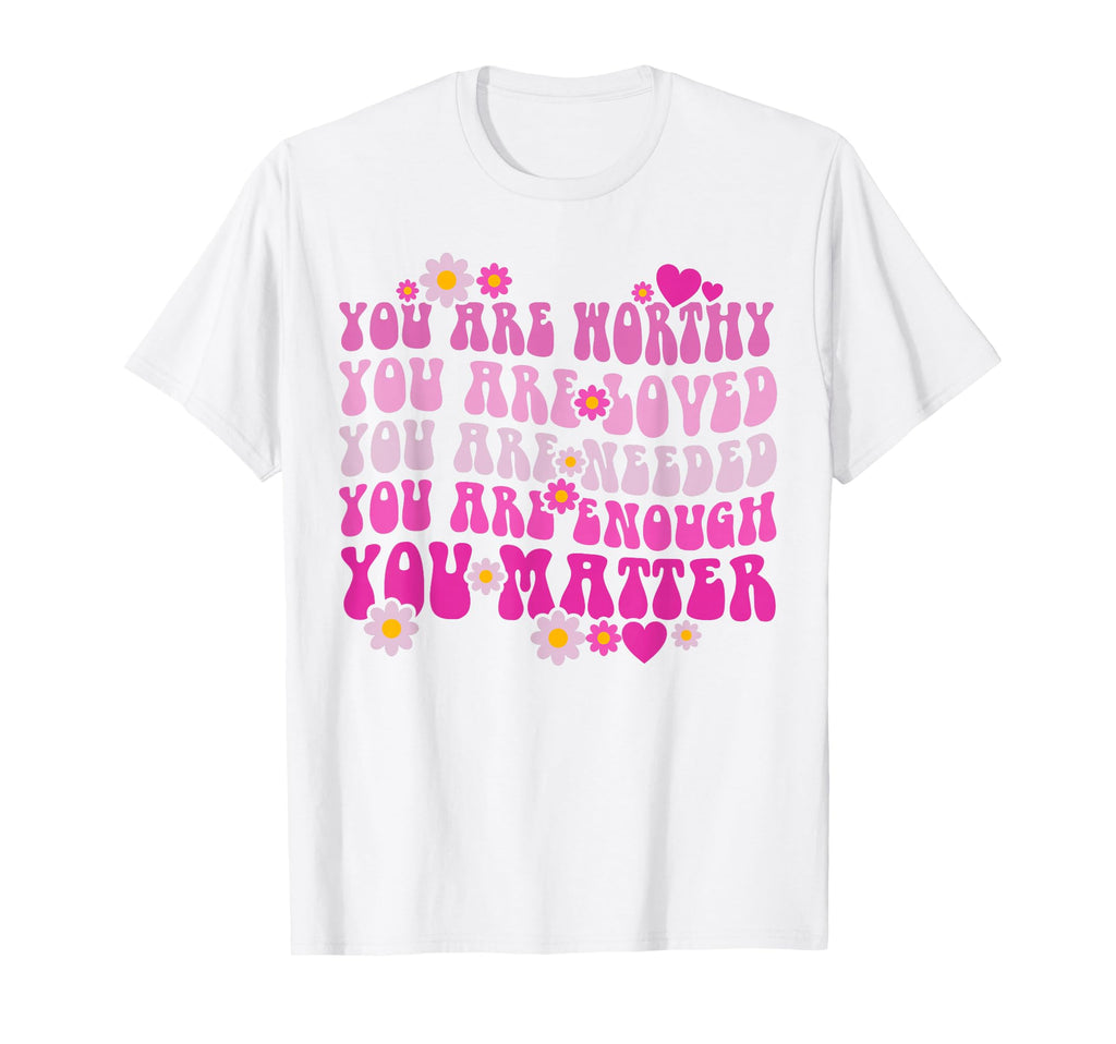 You Matter Kindness Be Kind Groovy T-Shirt - Aesthetic Graphic Unisex - T-Shirt, Sweatshirt, Hoodie