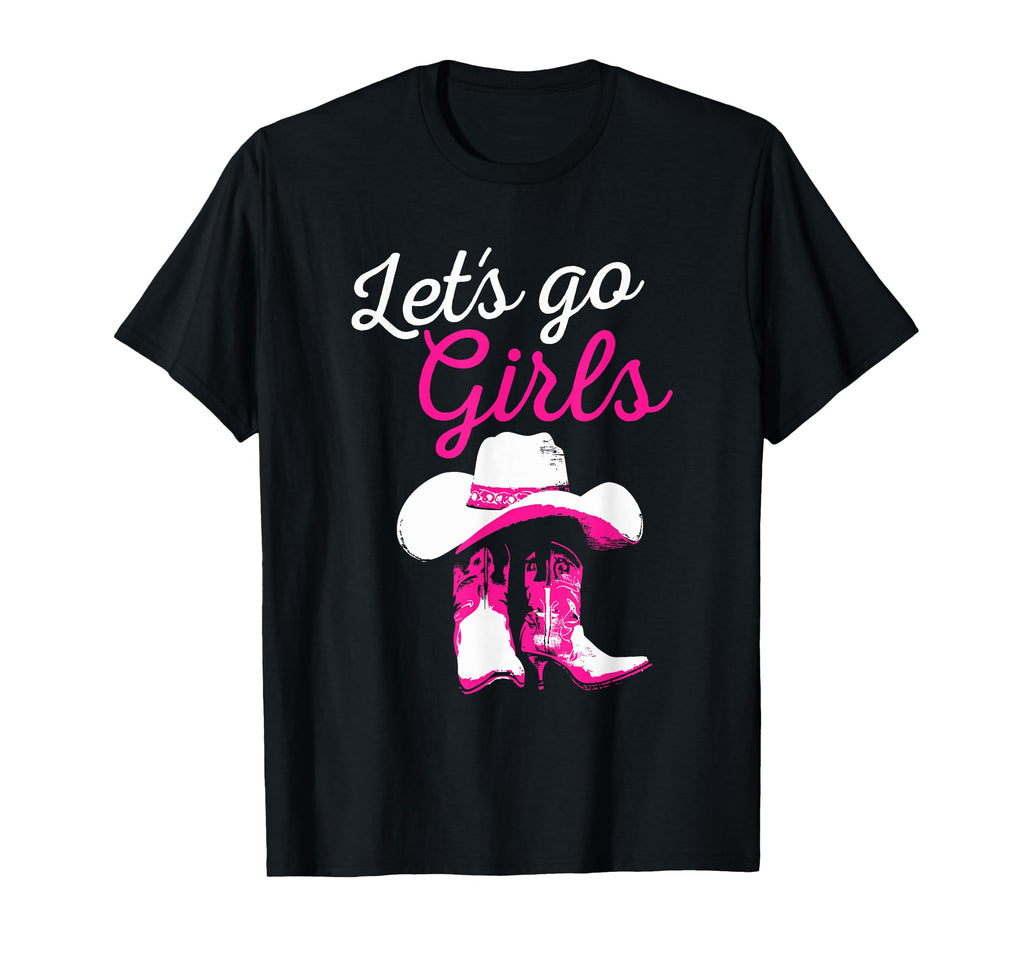 Lets Go Western Bridal Bachelorette T-Shirt - Minimalist Print Unisex - T-Shirt, Sweatshirt, Hoodie