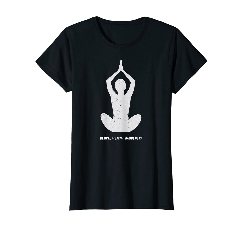 Womens Yoga Mental Health Awareness T-Shirt - Aesthetic Graphic for Adults - T-Shirt, Sweatshirt, Hoodie