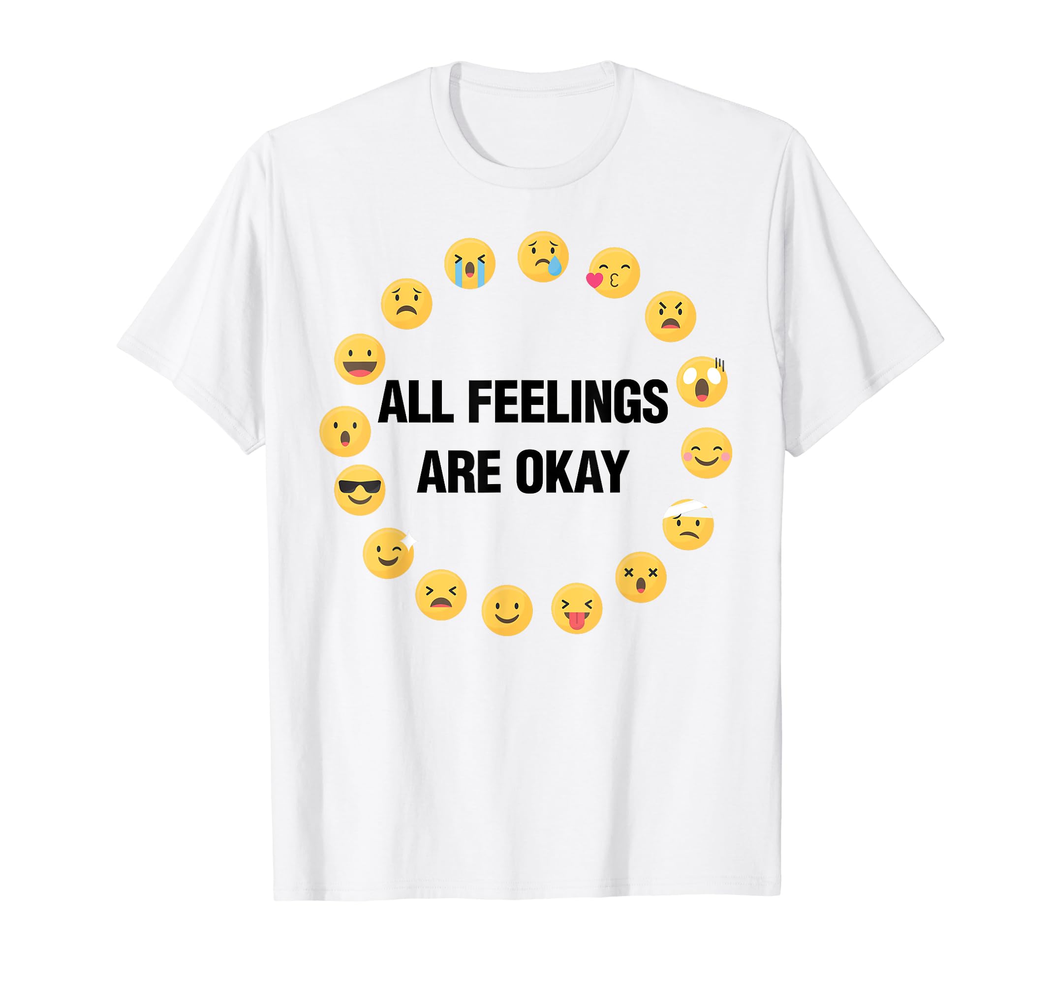 All Feelings Are Valid Mental Health Hoodie - Minimalist Print Unisex - T-Shirt, Sweatshirt, Hoodie