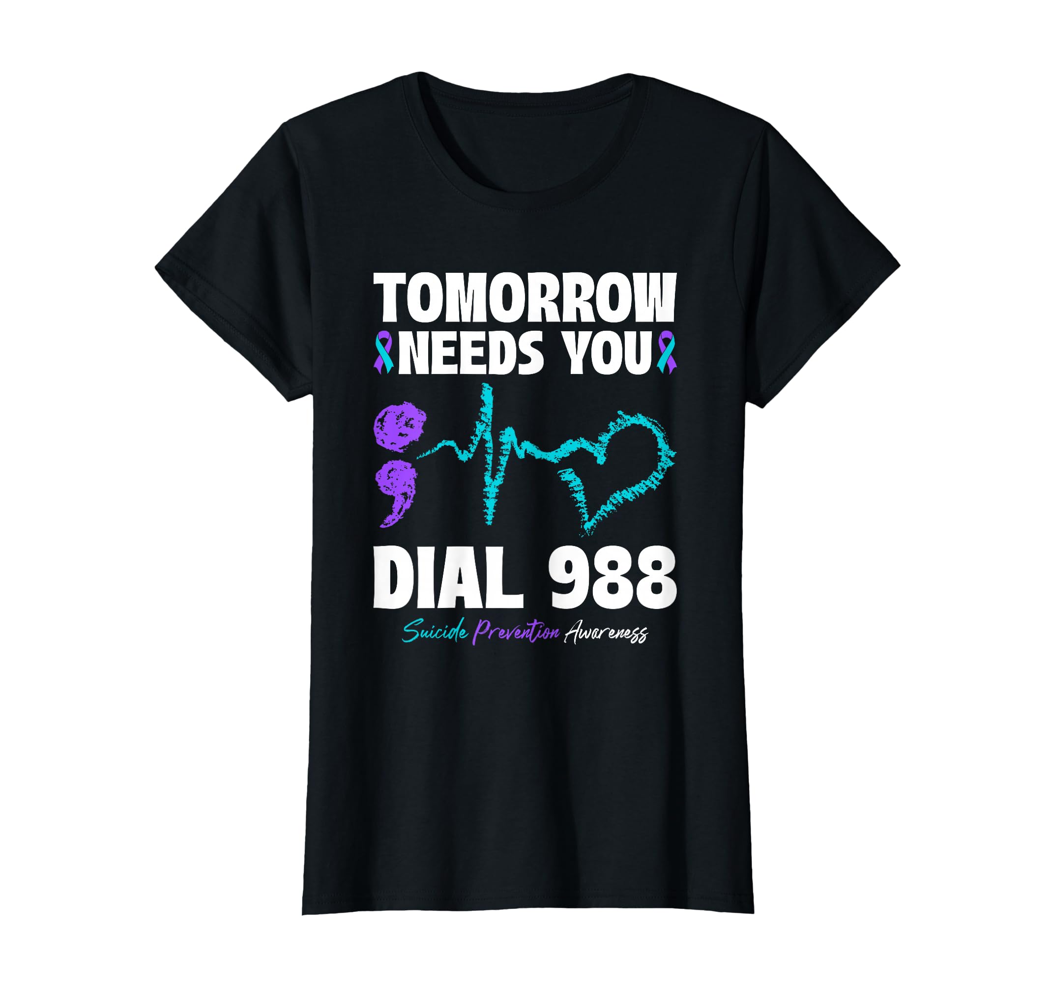 Suicide Prevention 988 Tomorrow T-Shirt - Streetwear Style for Adults - T-Shirt, Sweatshirt, Hoodie