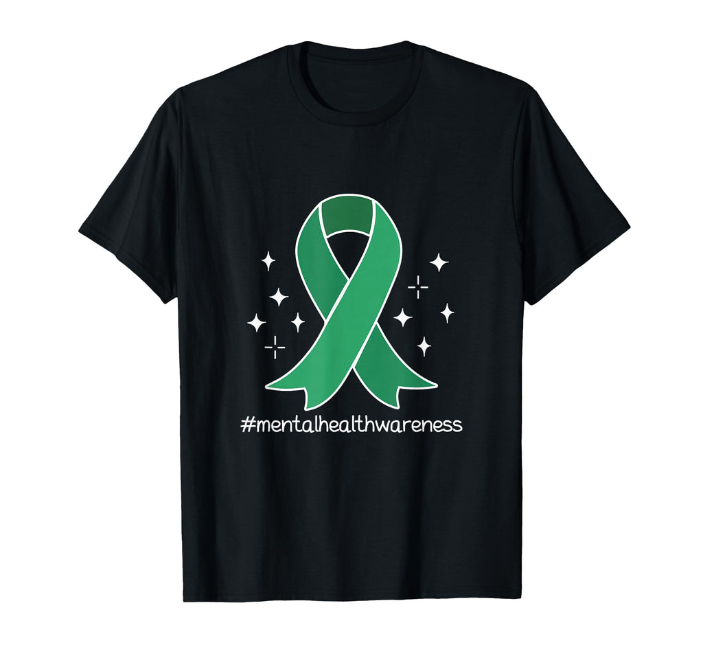 Mental Health Ribbon And Awareness Sweatshirt - Trendy Graphic for Adults - T-Shirt, Sweatshirt, Hoodie