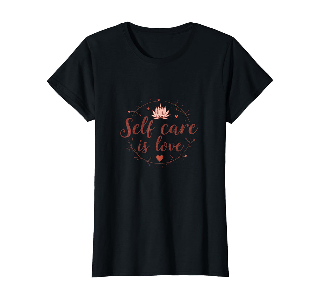 Self Care Is Love Valentines Wellness T-Shirt - Minimalist Print Unisex - T-Shirt, Sweatshirt, Hoodie