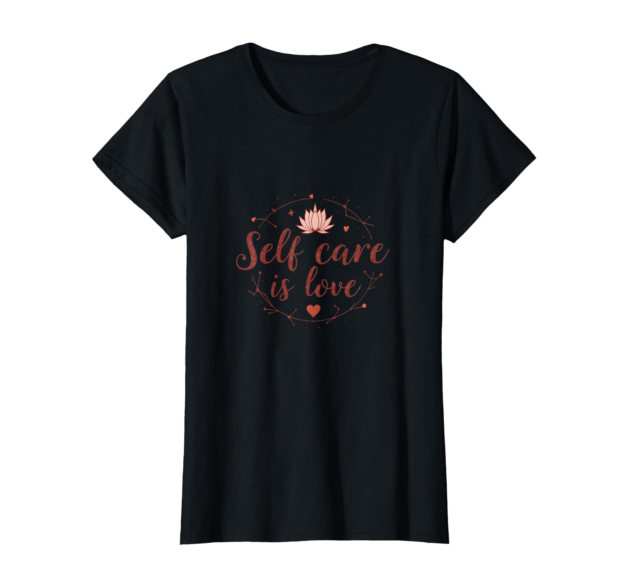 Self Care Is Love Valentines Wellness T-Shirt - Minimalist Print Unisex - T-Shirt, Sweatshirt, Hoodie