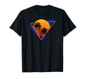 80S Deco Palm Tree Sunset T-Shirt - Custom Art Print Unisex - T-Shirt, Sweatshirt, Hoodie