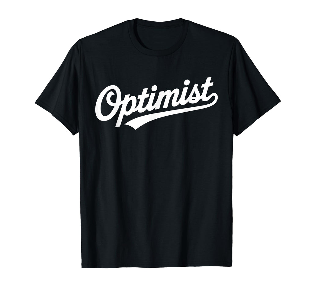 Team Optimist Script Typography Word T-Shirt - Custom Art Print for Adults - T-Shirt, Sweatshirt, Hoodie