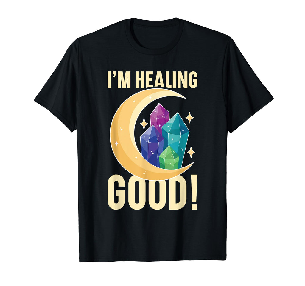 Crystal Healing Sage Crystal Reiki T-Shirt - Custom Art Print Men Women - T-Shirt, Sweatshirt, Hoodie