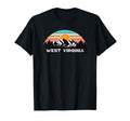 West Virginia Sunset Mountain Lovers T-Shirt - Custom Art Print Unisex - T-Shirt, Sweatshirt, Hoodie