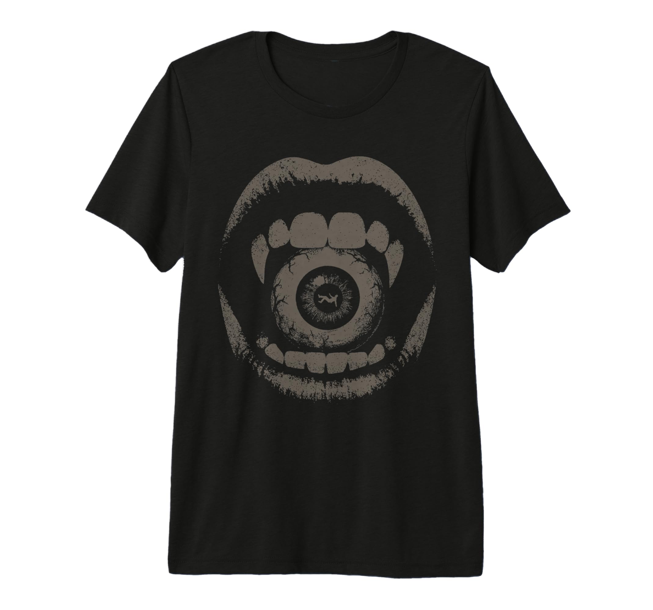 Vampire Fangs Eyeball Grunge Goth T-Shirt - Novelty Apparel Unisex - T-Shirt, Sweatshirt, Hoodie