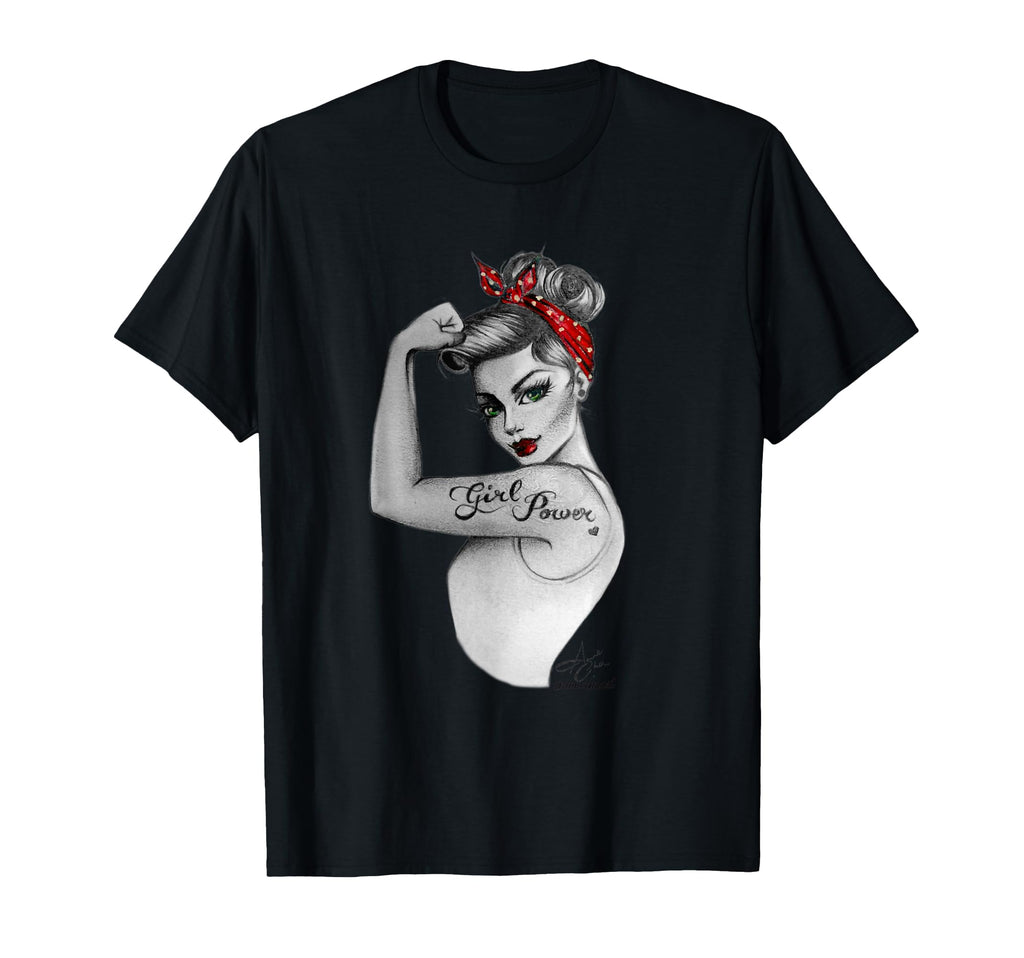 Power Pin Up Art Modern T-Shirt - Streetwear Style Men Women - T-Shirt, Sweatshirt, Hoodie