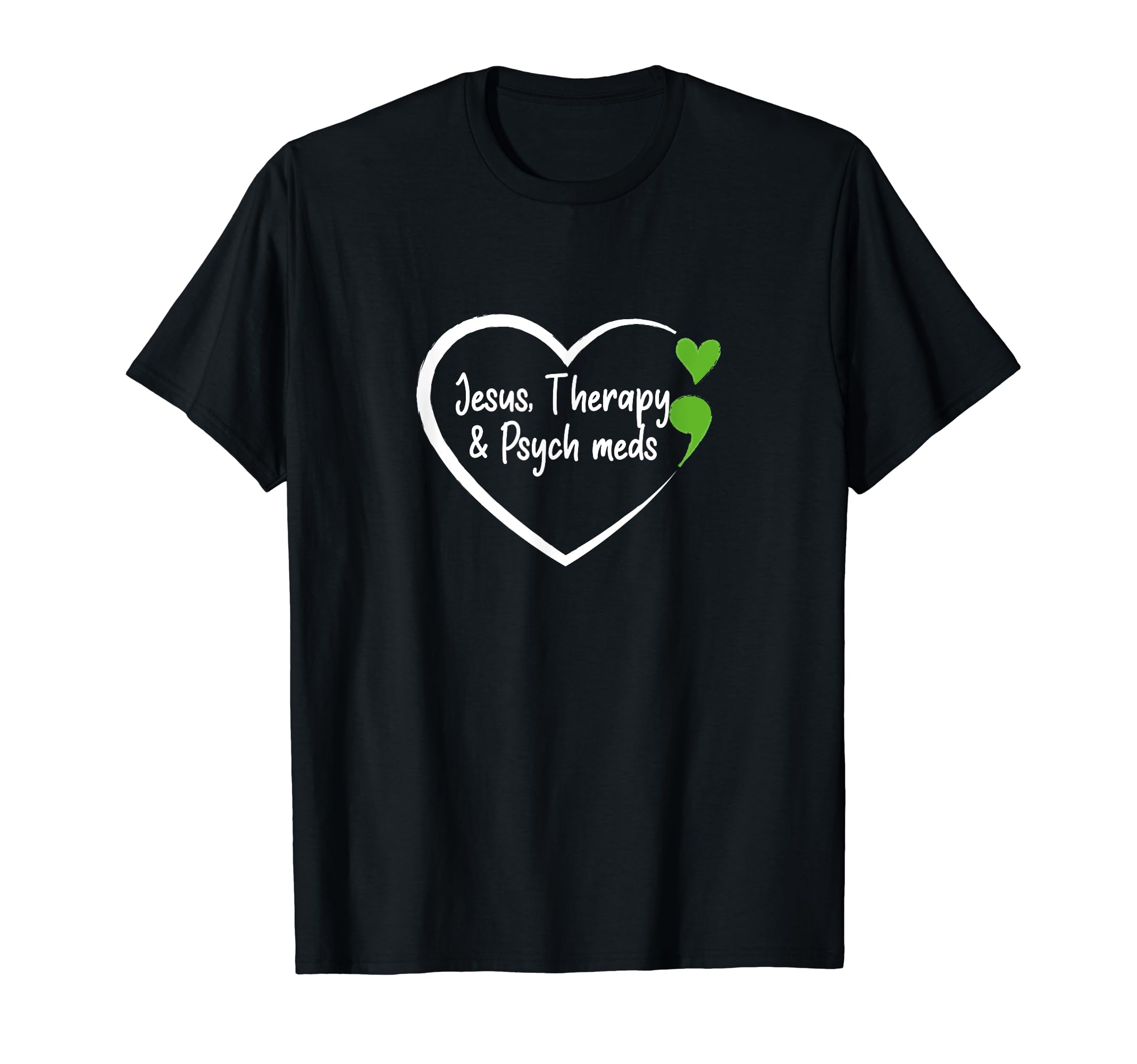 Christian Mental Health Jesus T-Shirt - Custom Art Print for Adults - T-Shirt, Sweatshirt, Hoodie