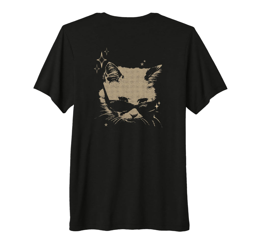 Y2K Cat Sunglasses 90S 2000S Grunge T-Shirt - Streetwear Style Men Women - T-Shirt, Sweatshirt, Hoodie