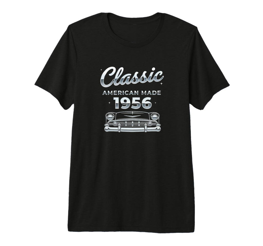 Car American Made 1956 Car Tri Blend T-Shirt - Streetwear Style for Adults - T-Shirt, Sweatshirt, Hoodie