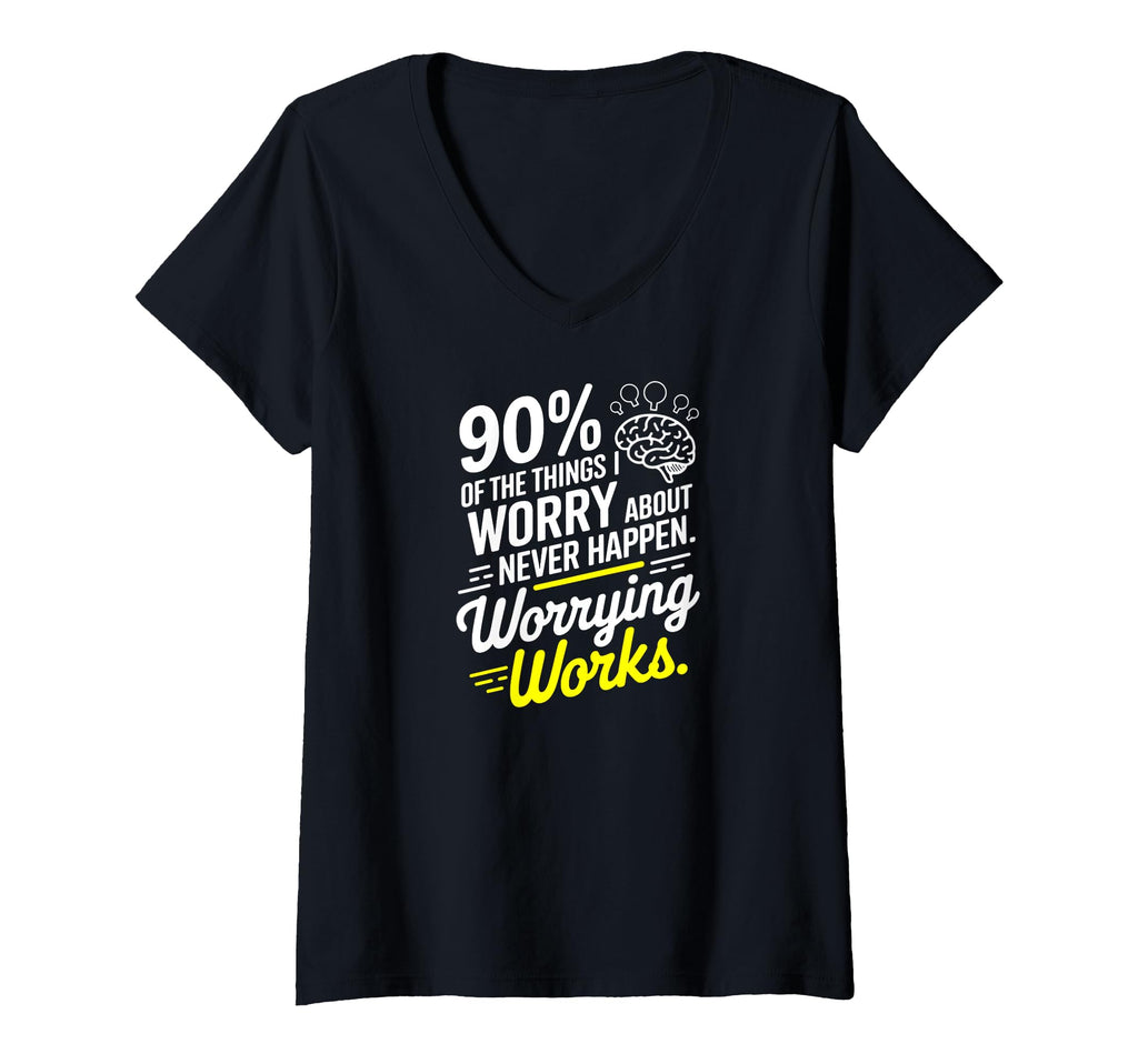 Womens Overthinker Worrying Works T-Shirt - Novelty Apparel for Adults - T-Shirt, Sweatshirt, Hoodie