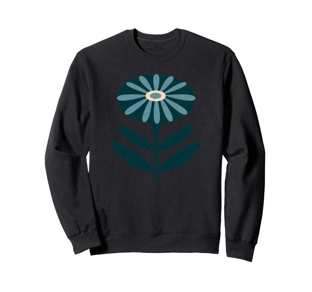 Tami Mid Century Modern Flower Sweatshirt - Aesthetic Graphic Men Women - T-Shirt, Sweatshirt, Hoodie