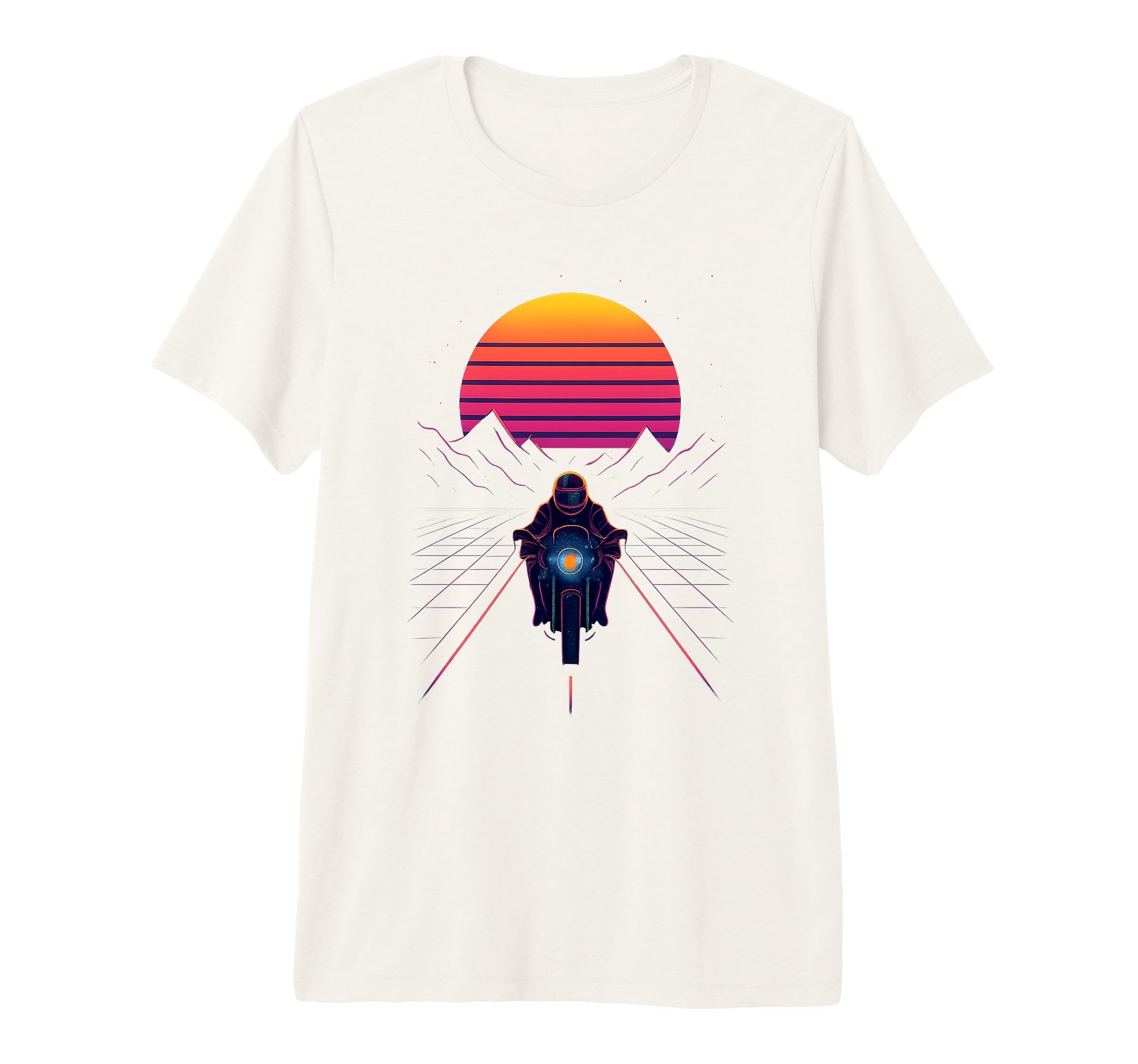 80S Synthwave Tri Blend T-Shirt - Streetwear Style for Adults - T-Shirt, Sweatshirt, Hoodie