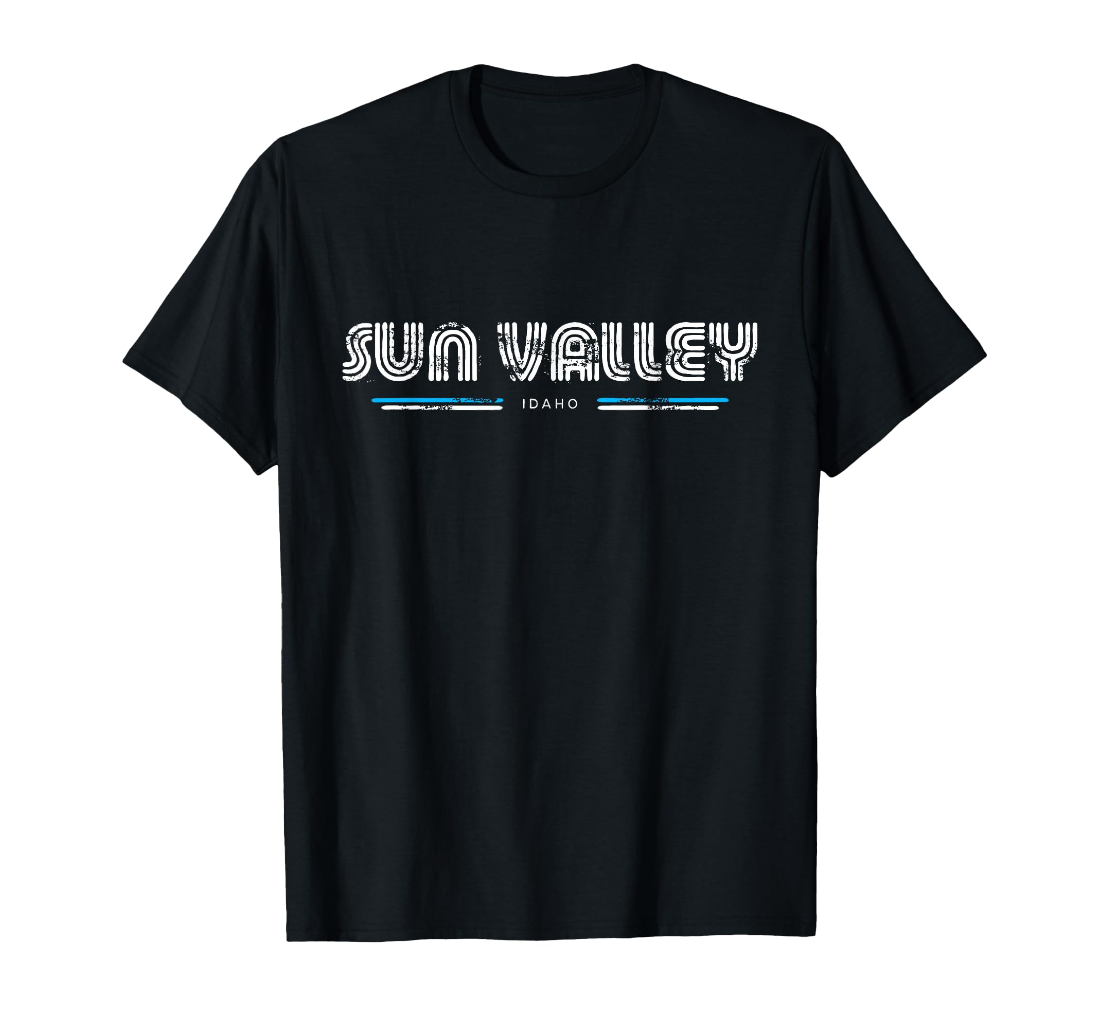 Sun Valley Idaho Id 70S 80S Type T-Shirt - Fun Novelty Design Unisex - T-Shirt, Sweatshirt, Hoodie