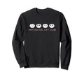 Antisocial Cat Club Introvert Cat Sweatshirt - Trendy Graphic for Adults - T-Shirt, Sweatshirt, Hoodie