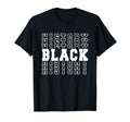 Black History Month Celebration Typography T-Shirt - Graphic Print Unisex - T-Shirt, Sweatshirt, Hoodie