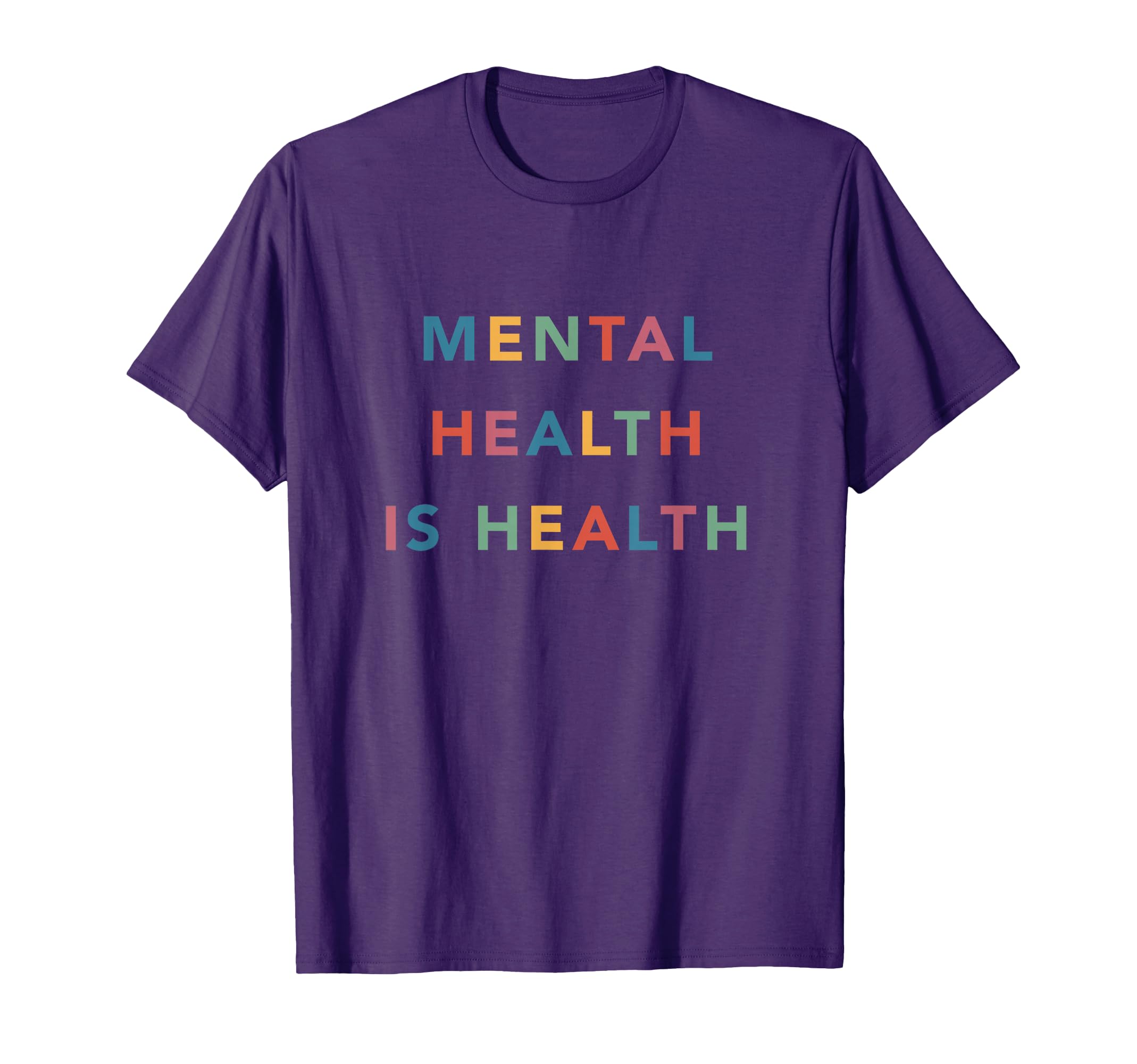 Mental Health Is Health T-Shirt - Minimalist Print Men Women - T-Shirt, Sweatshirt, Hoodie