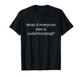 Overthinker Dark Underthinking Pun Funny T-Shirt - Custom Art Print Unisex - T-Shirt, Sweatshirt, Hoodie