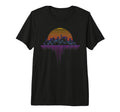 Synthwave Outrun Vaporwave City Sunset T-Shirt - Unique Graphic Men Women - T-Shirt, Sweatshirt, Hoodie