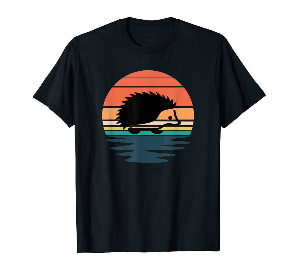 Sunset Hedgehog Art Tees T-Shirt - Trendy Graphic Men Women - T-Shirt, Sweatshirt, Hoodie