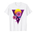 Yellow Flower 90S Synthwave Sunset T-Shirt - Casual Everyday Wear Unisex - T-Shirt, Sweatshirt, Hoodie