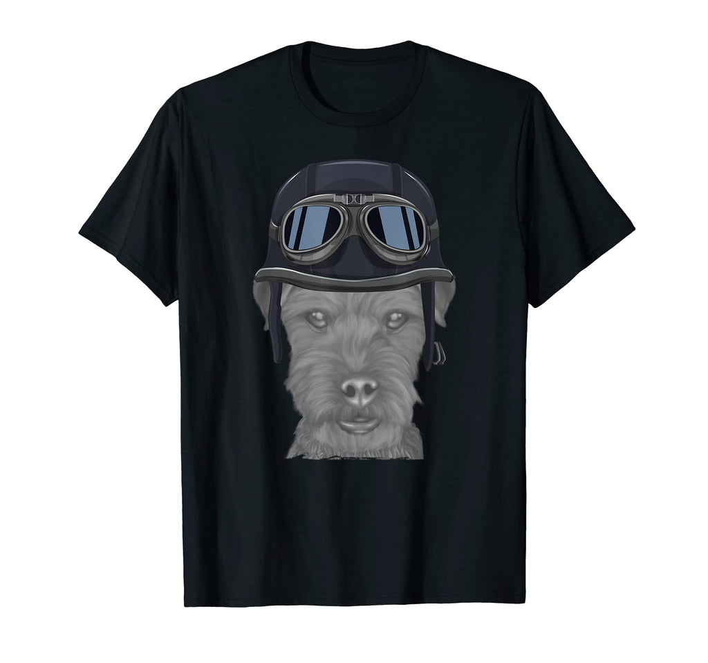 Lakeland Terrier Wearing T-Shirt - Fun Novelty Design for Adults - T-Shirt, Sweatshirt, Hoodie