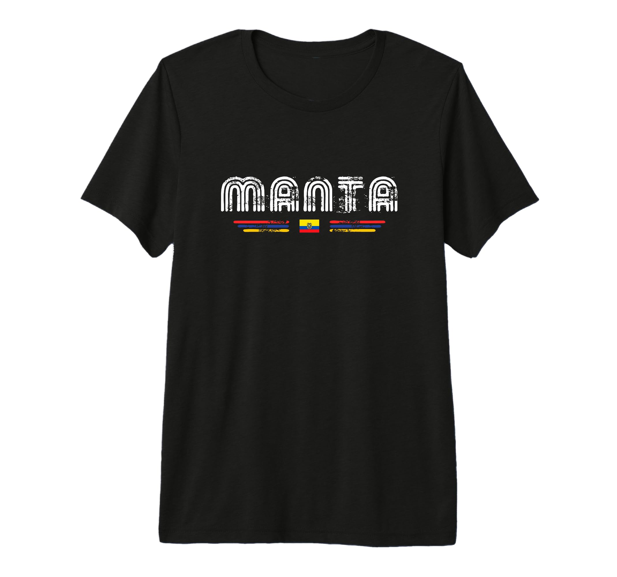 Manta Ecuador 70S 80S Type Tri Blend T-Shirt - Unique Graphic Unisex - T-Shirt, Sweatshirt, Hoodie