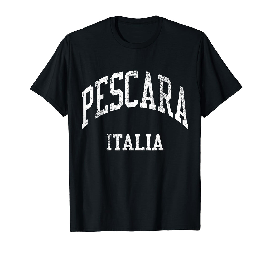 Pescara Italia Italy 70S College T-Shirt - Custom Art Print Men Women - T-Shirt, Sweatshirt, Hoodie