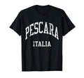 Pescara Italia Italy 70S College T-Shirt - Custom Art Print Men Women - T-Shirt, Sweatshirt, Hoodie