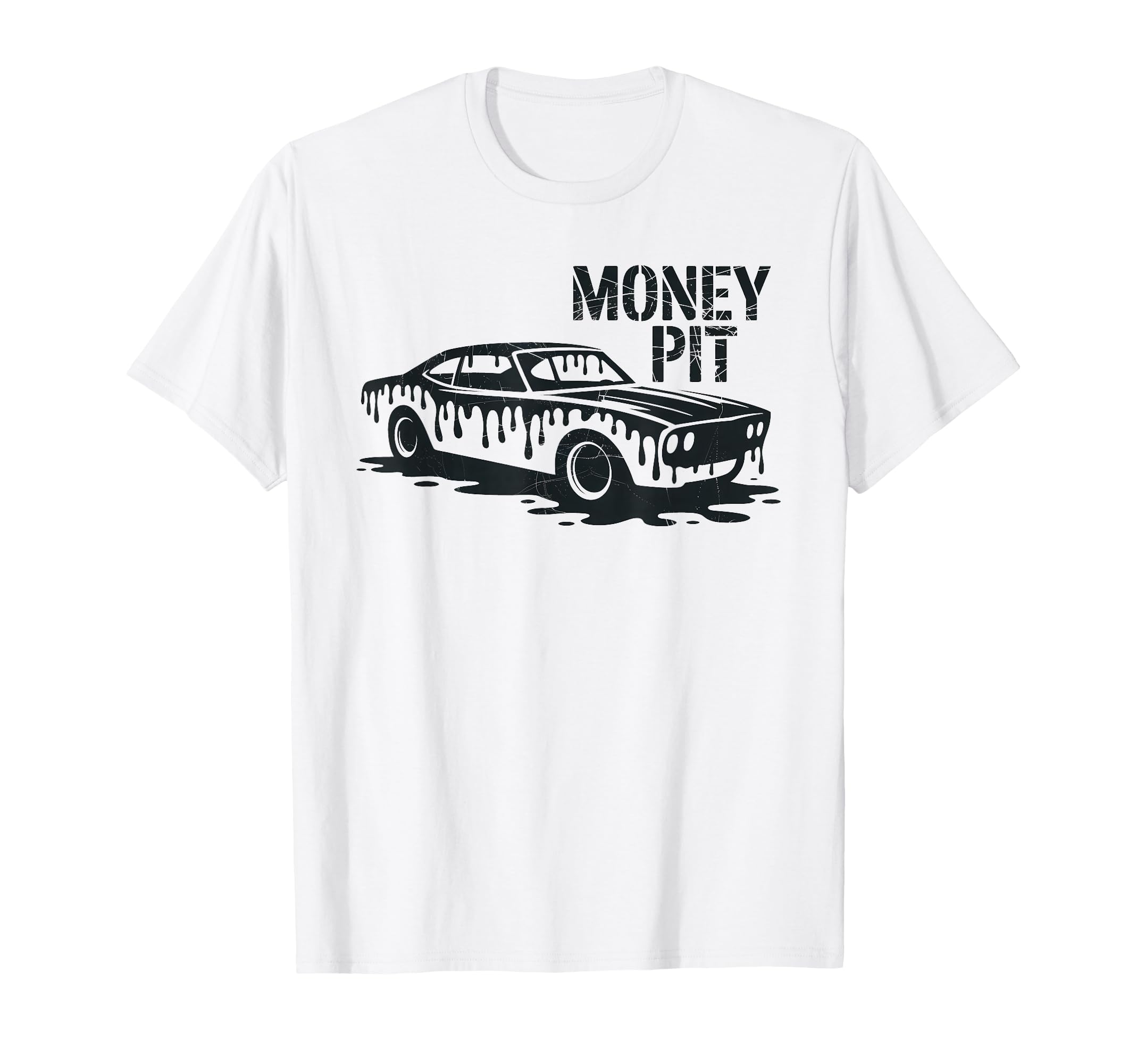 Money Pit Muscle Car Automotive T-Shirt - Aesthetic Graphic for Adults - T-Shirt, Sweatshirt, Hoodie