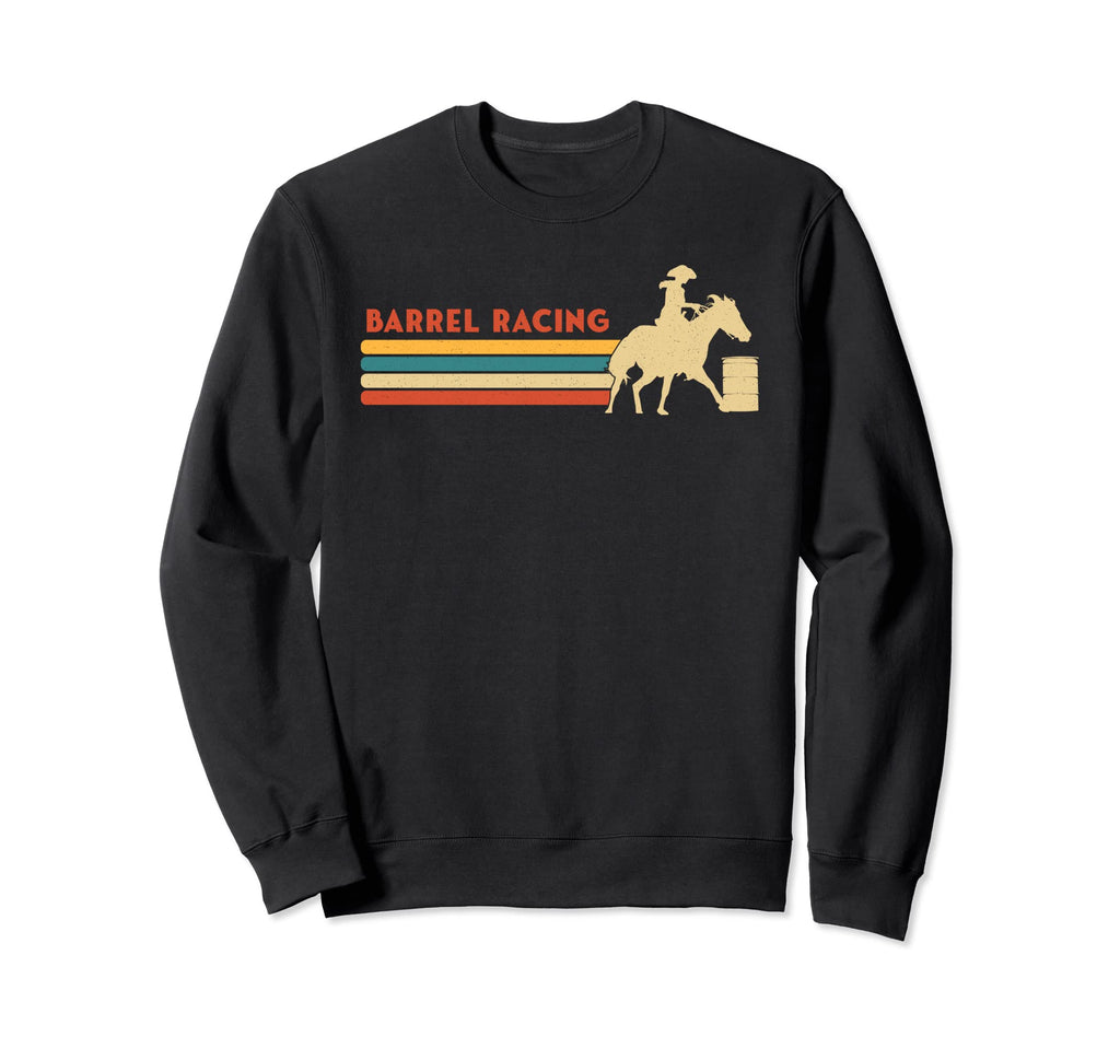 Barrel Racing Western Barrel Sweatshirt - Minimalist Print for Adults - T-Shirt, Sweatshirt, Hoodie